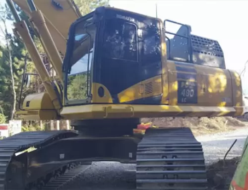 Tint on Excavator